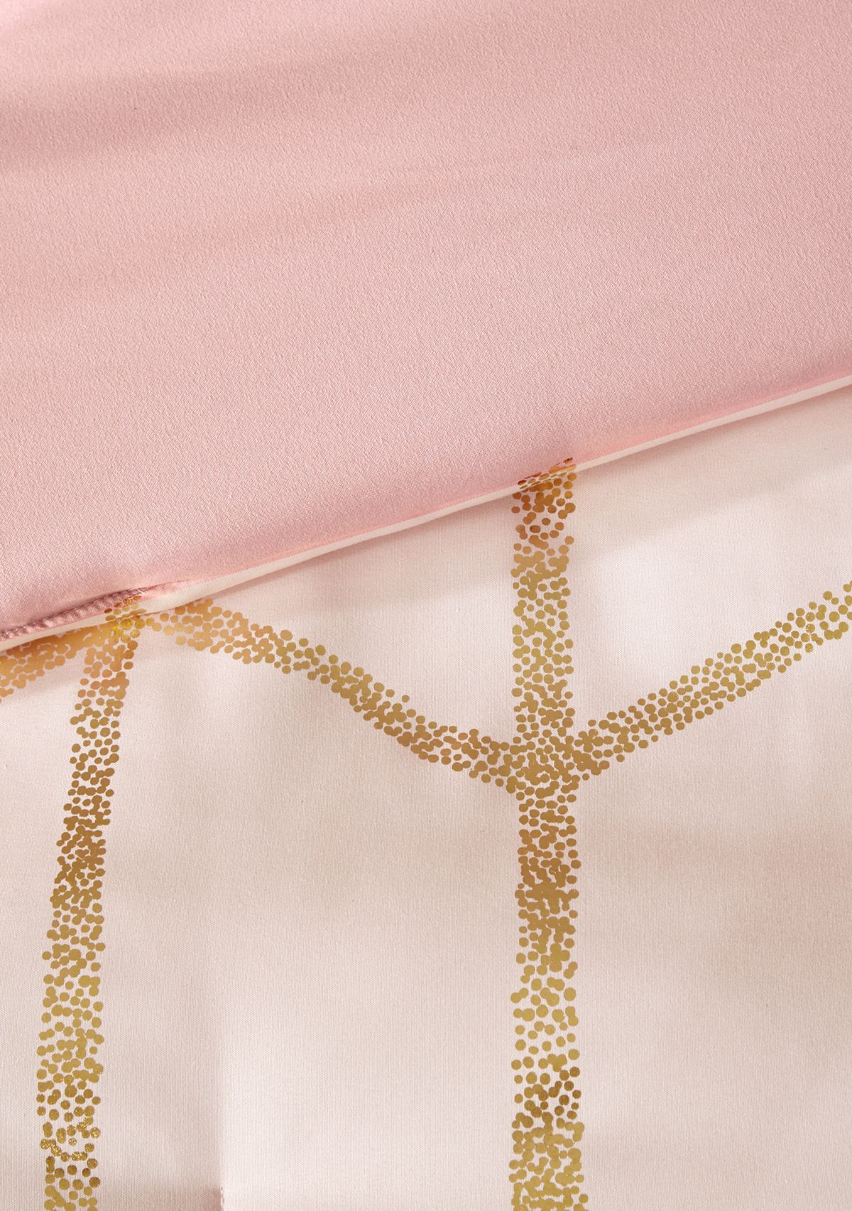 Raina Blush and Gold Comforter Set