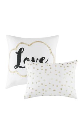 Intelligent Design Raina Ivory And Gold Comforter Set Belk