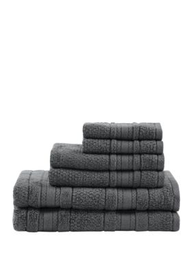 Adrien Super Soft Quick Dry 6 Piece Cotton Towel Set