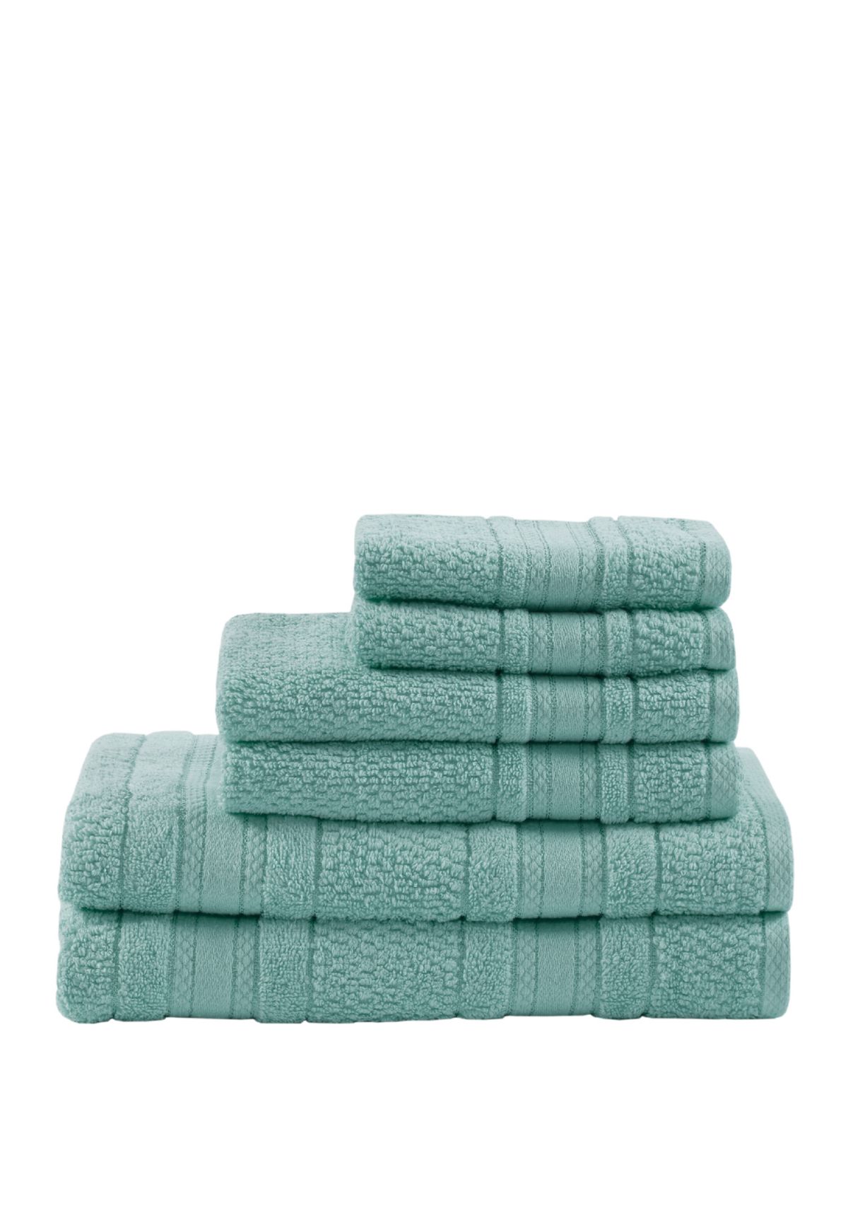 Adrien Super Soft Quick Dry 6 Piece Cotton Towel Set