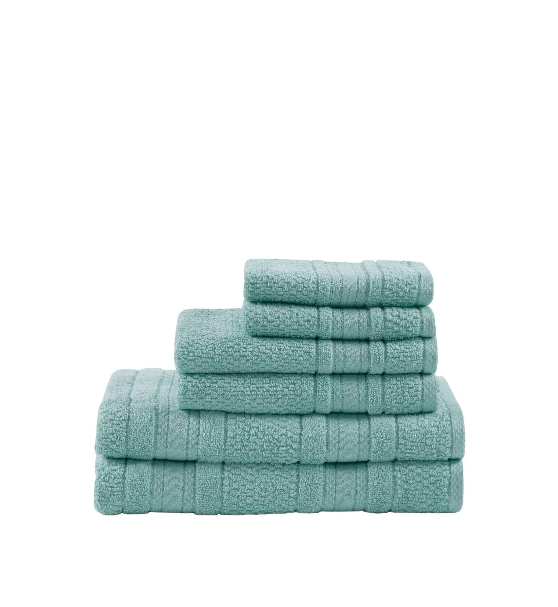 Adrien Super Soft Quick Dry 6 Piece Cotton Towel Set