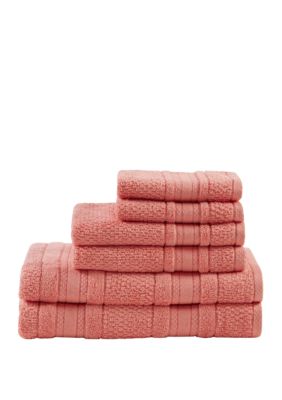Adrien Super Soft Quick Dry 6 Piece Cotton Towel Set