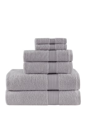 Madison Park Organic 6 Piece Cotton Towel Set
