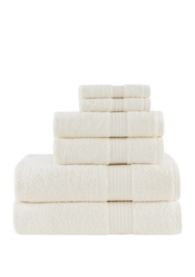 Madison Park Organic 6 Piece Cotton Towel Set