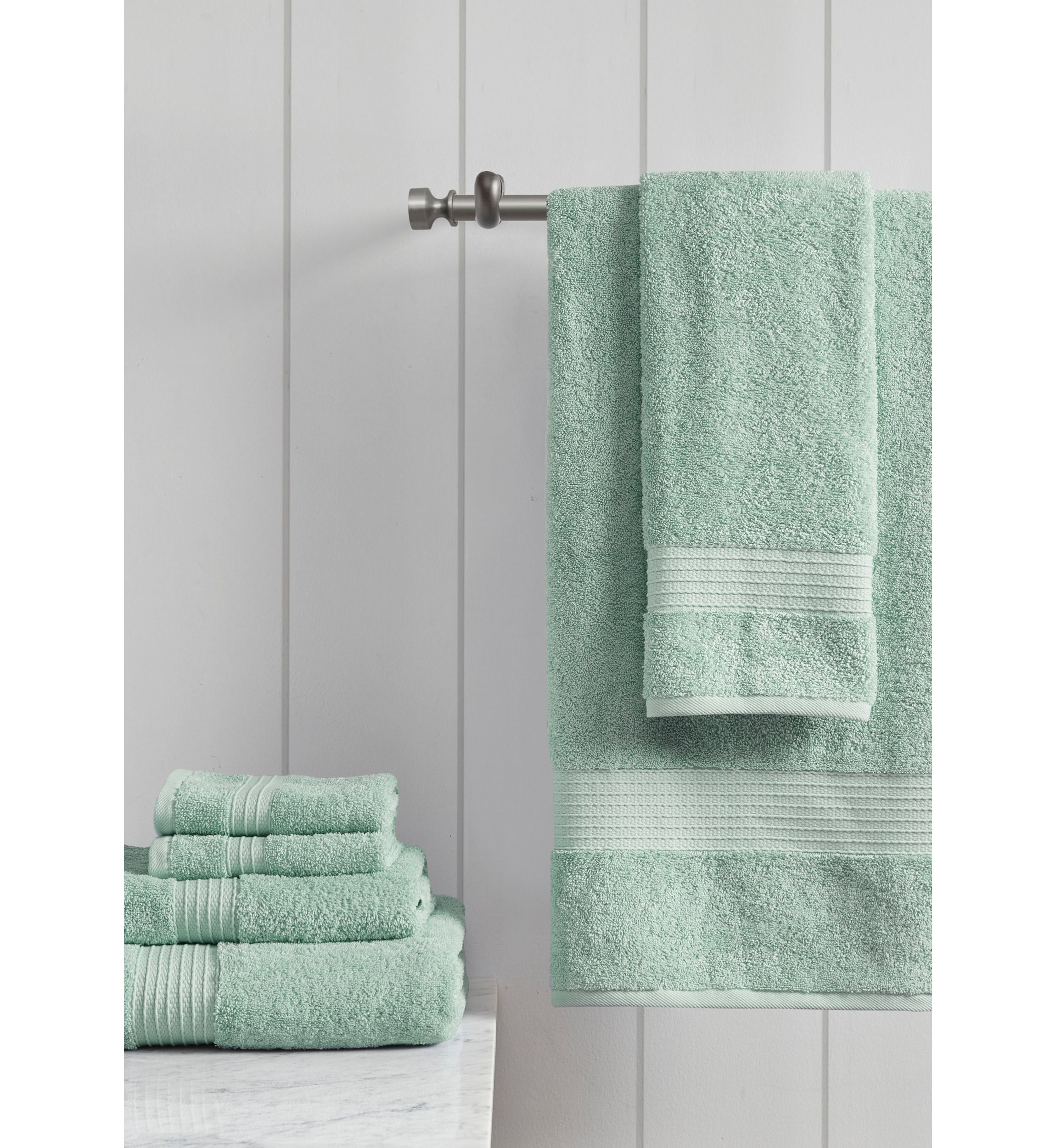 Organic 6 Piece Cotton Towel Set