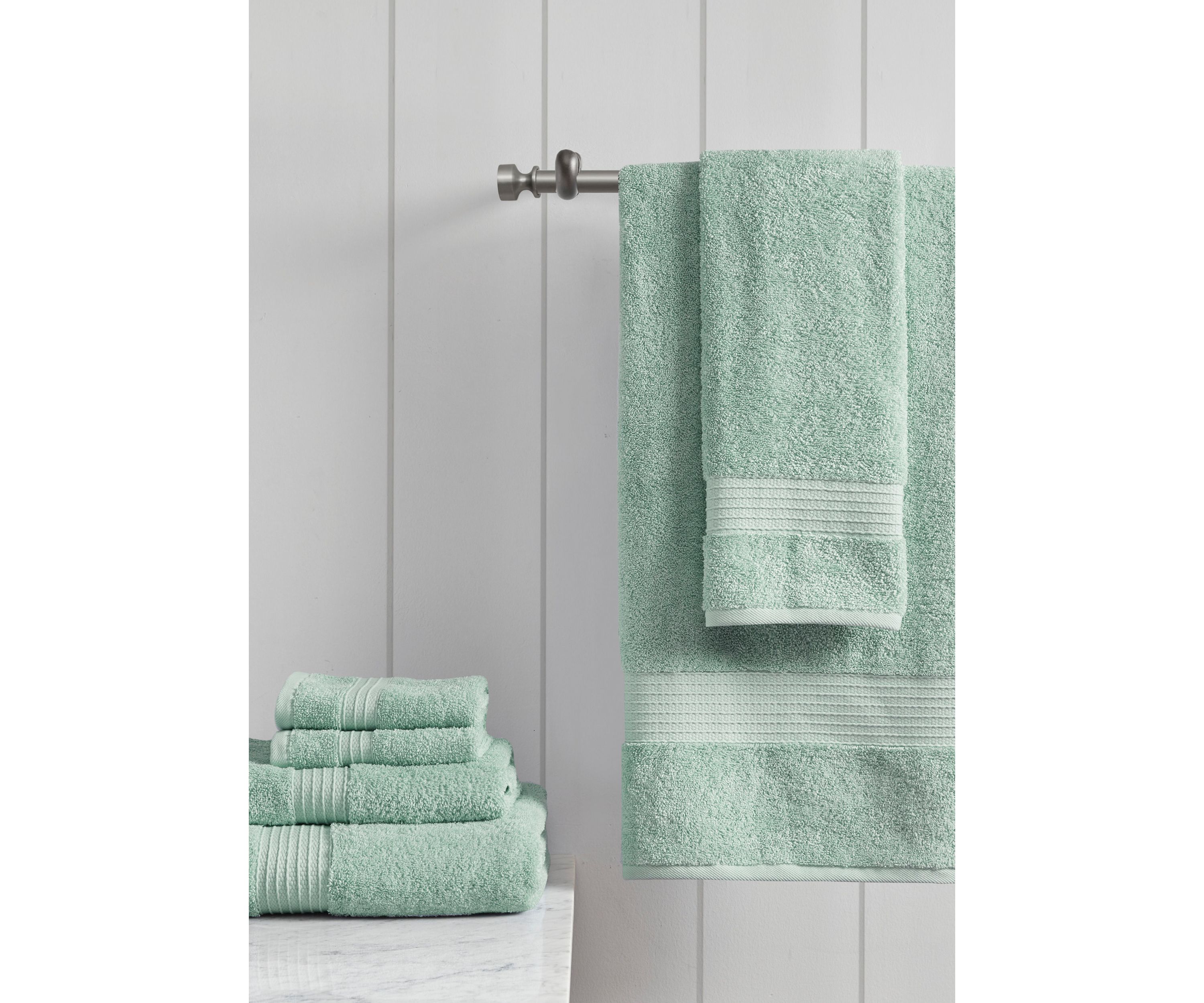 Organic 6 Piece Cotton Towel Set