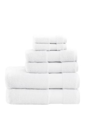 Turkish Cotton 6 Piece Bath Towel Set