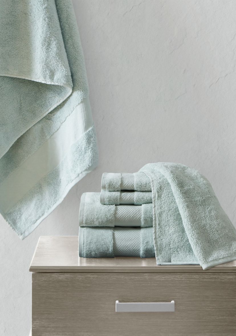 Turkish Cotton 6 Piece Bath Towel Set