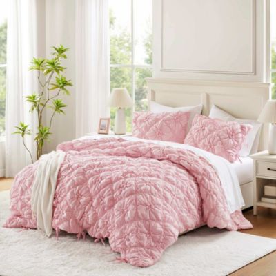 Intelligent Design Lily Comforter Set, Pink, Twin