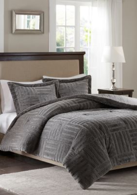 Madison Park Arctic Fur Down Alternative Comforter Mini Set | belk