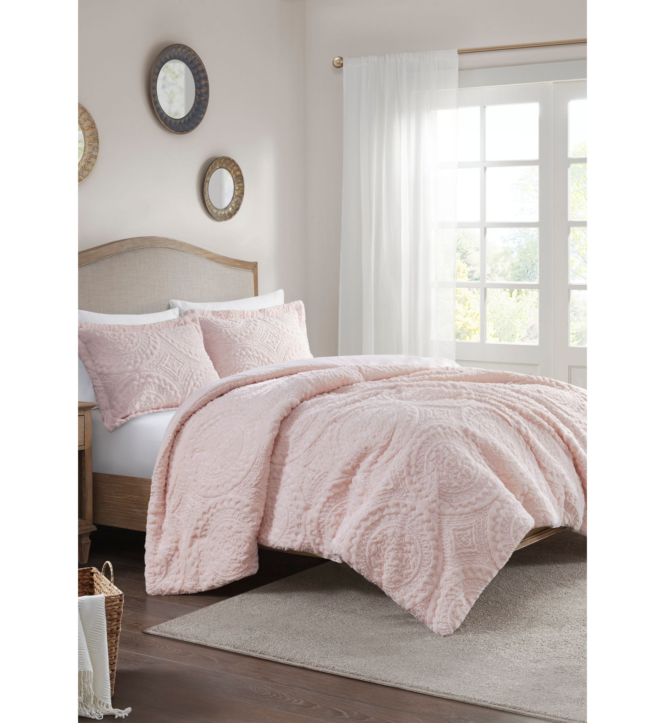 Arya Medallion Ultra Plush Comforter Mini Set