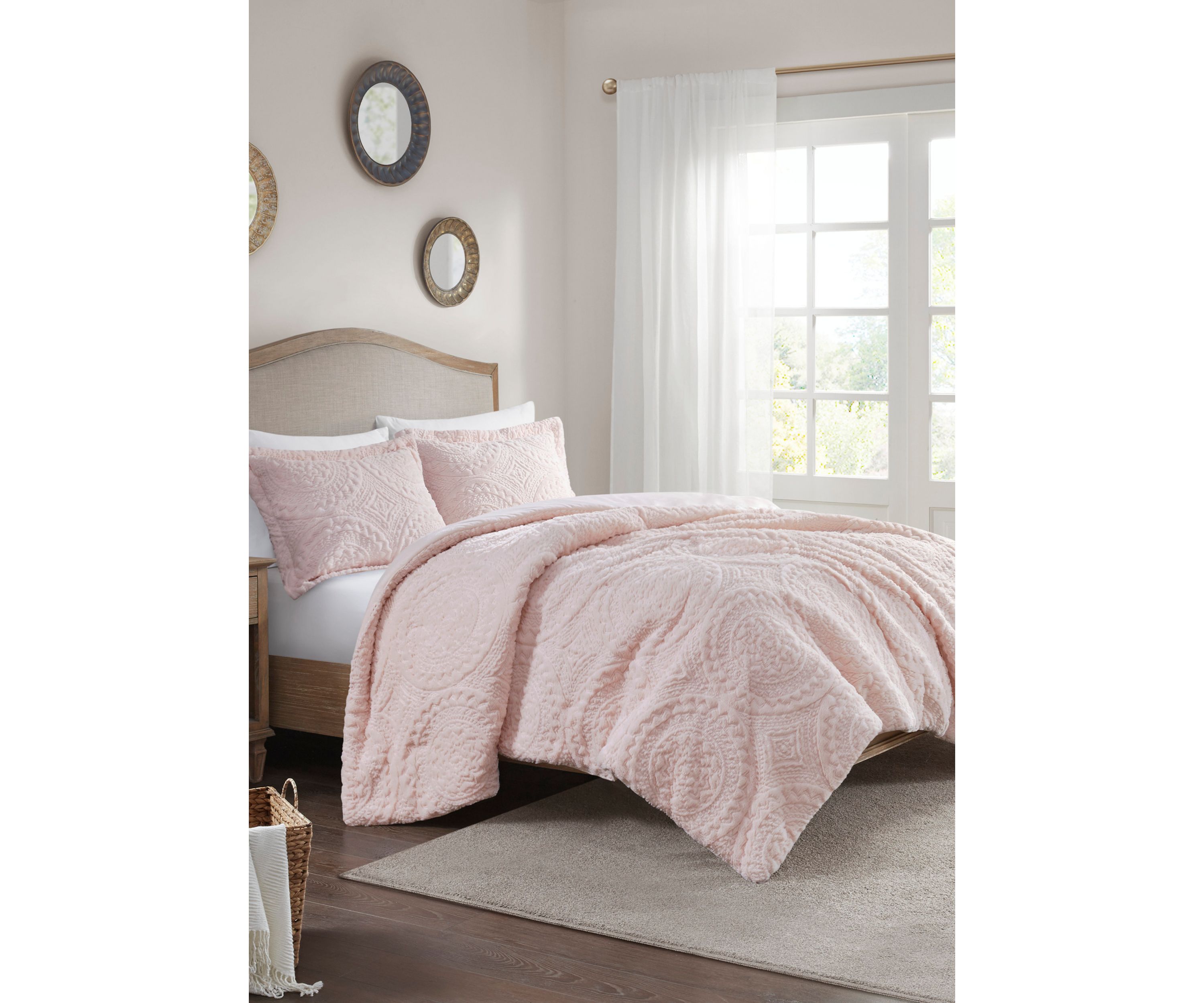 Arya Medallion Ultra Plush Comforter Mini Set