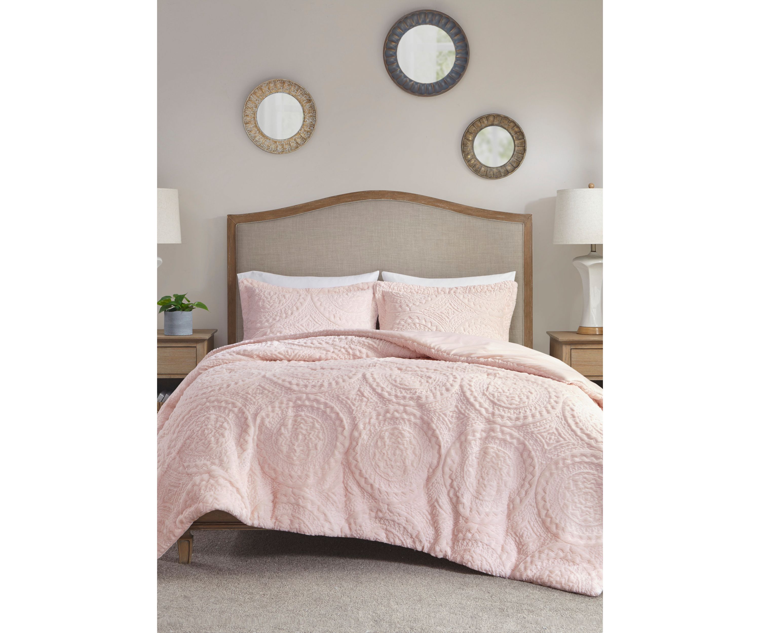 Arya Medallion Ultra Plush Comforter Mini Set