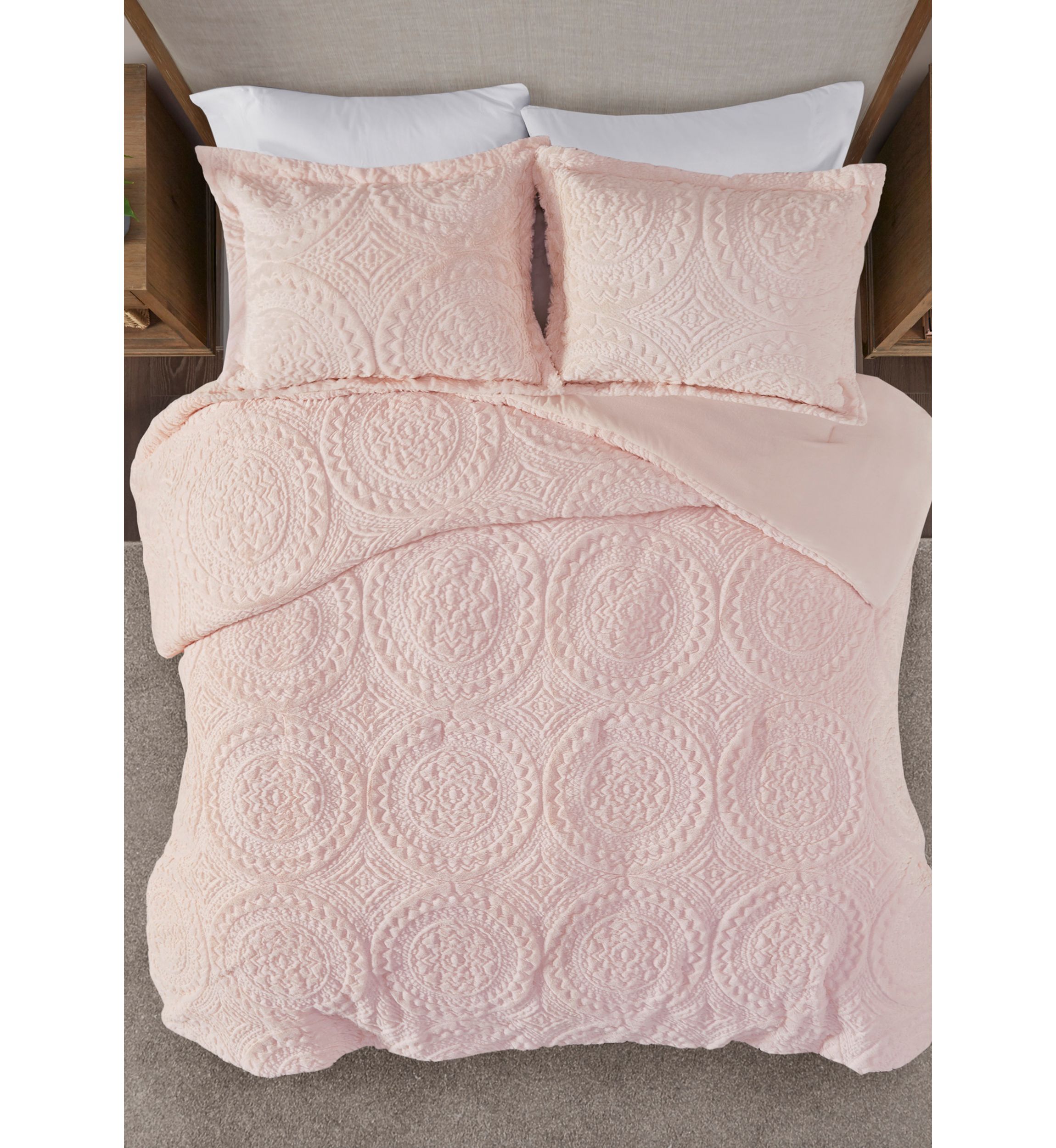 Arya Medallion Ultra Plush Comforter Mini Set