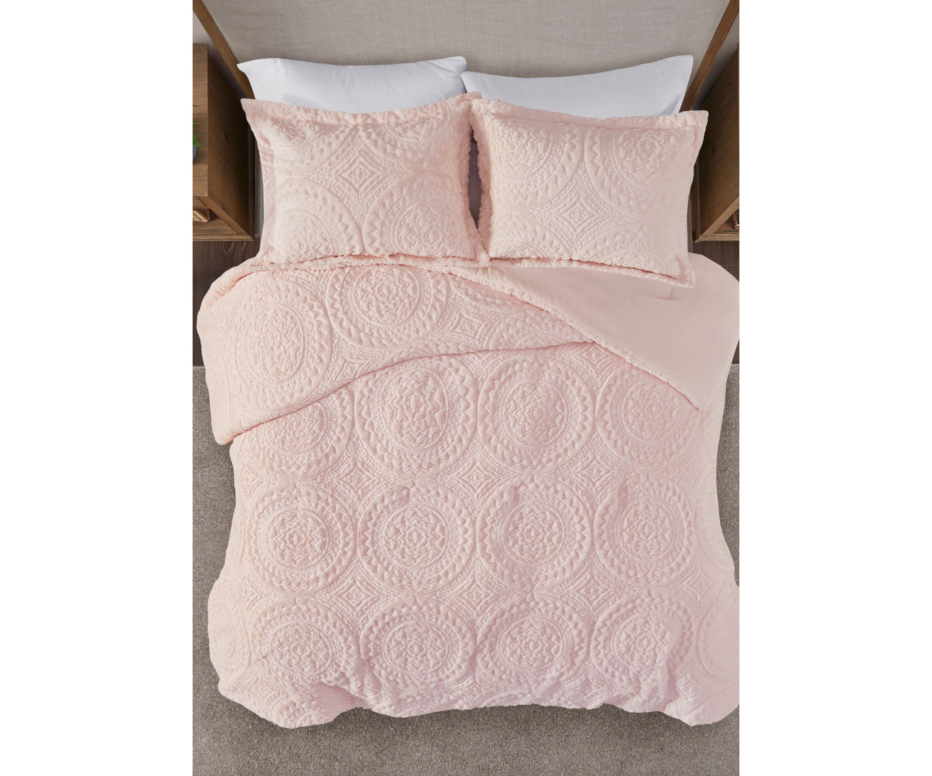 Arya Medallion Ultra Plush Comforter Mini Set