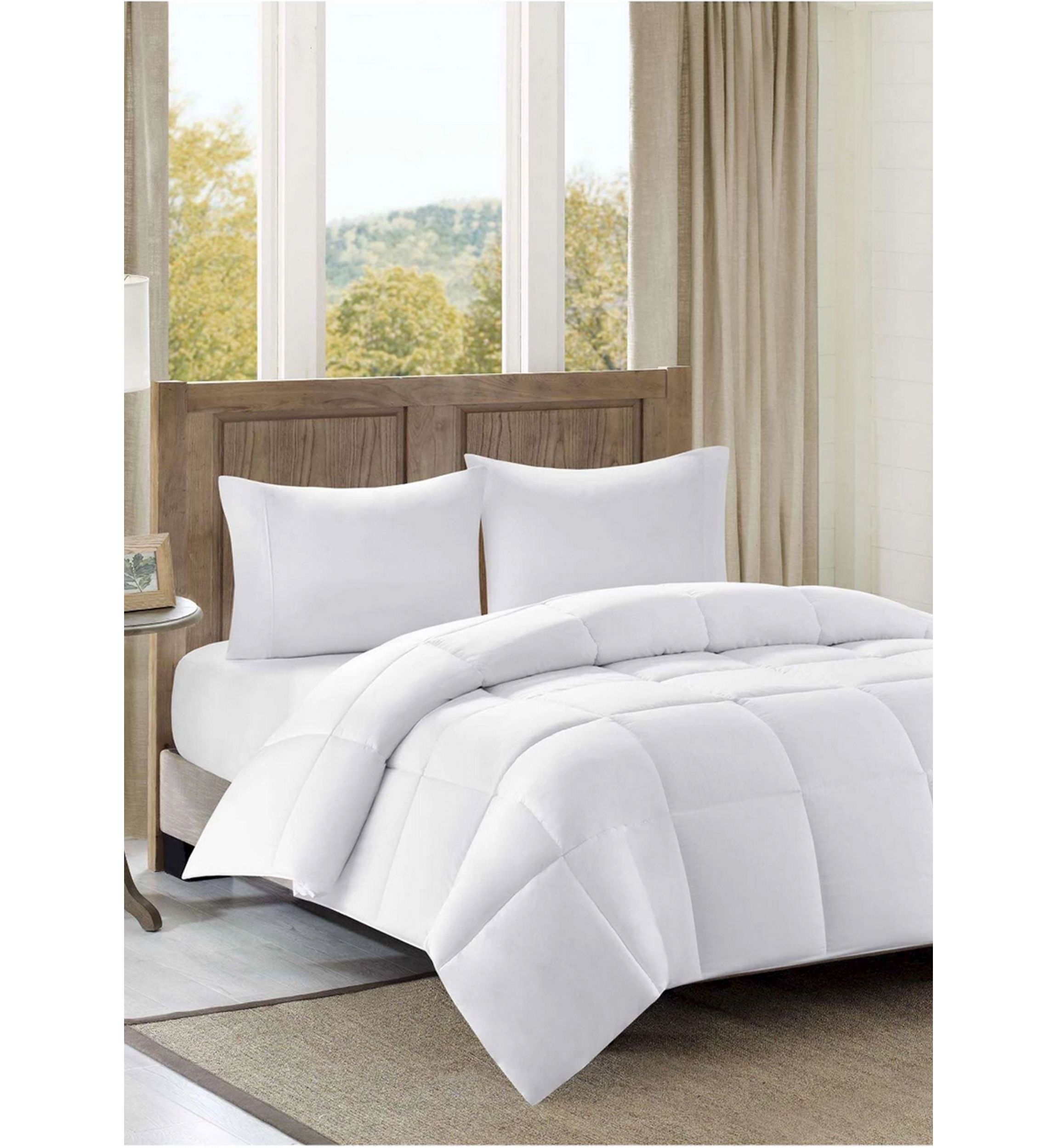 Winfield Percale Luxury Down Alternative Comforter
