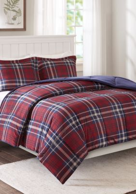 madison park barrett scotchgard down alternative comforter mini se