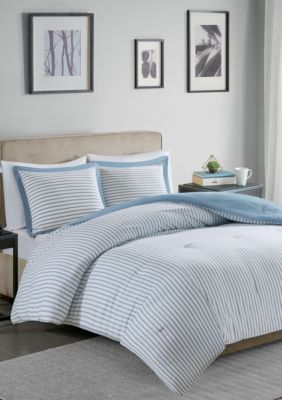 madison park barrett scotchgard down alternative comforter mini se