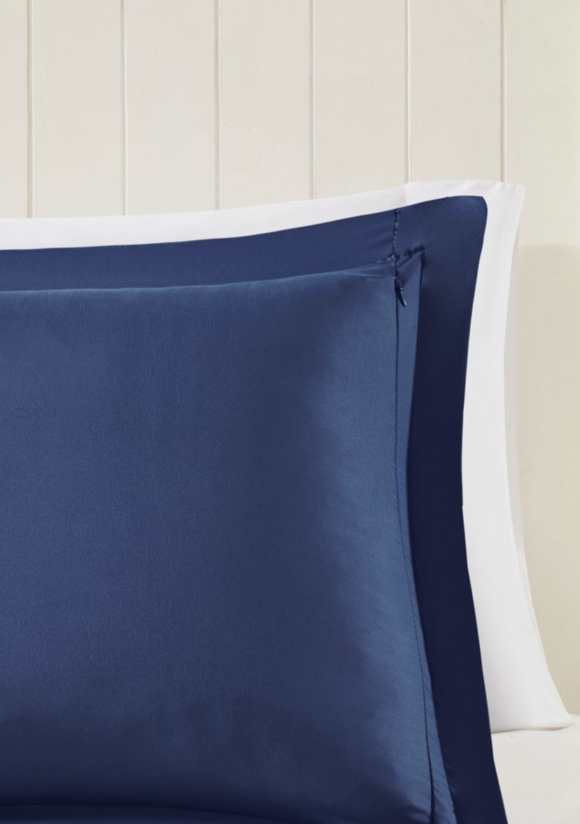 Larkspur Scotchgard Diamond Quilting Reversible Down Alternative Comforter Set