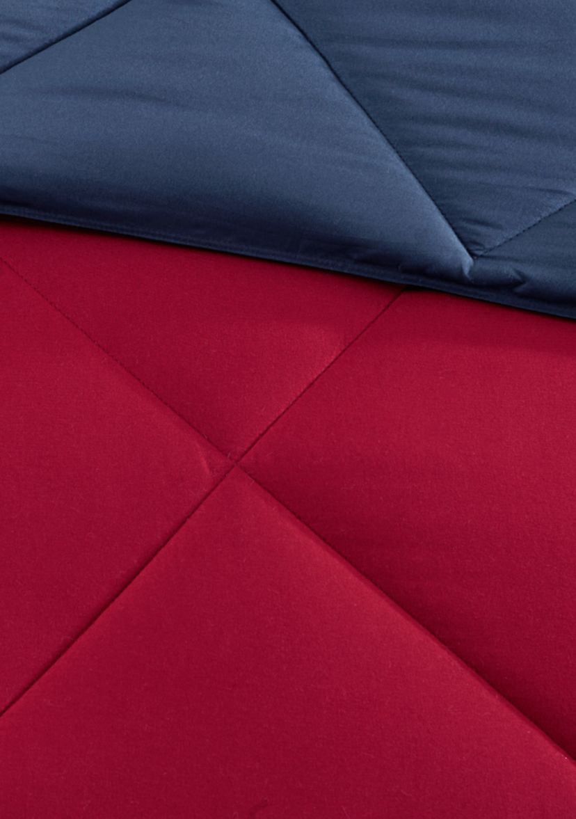 Larkspur Scotchgard Diamond Quilting Reversible Down Alternative Comforter Set