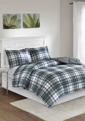 Madison Park Classics Parkston Piumino Alternativa Piuma, Twin, Blu Notte, Con Federa - 3