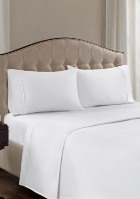 Madison Park 1500 Thread Count Cotton Rich Sheet Set, White, Queen -  0086569897411