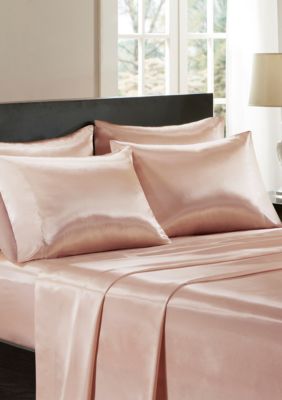 Madison Park Essentials Satin Luxury Sheet Set, Twin