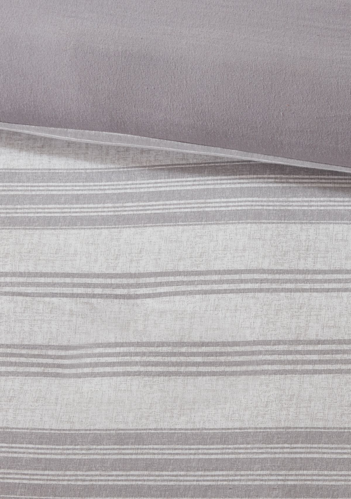 Cole Stripe Print Ultra Soft Cotton Blend Jersey Knit Duvet Cover Set