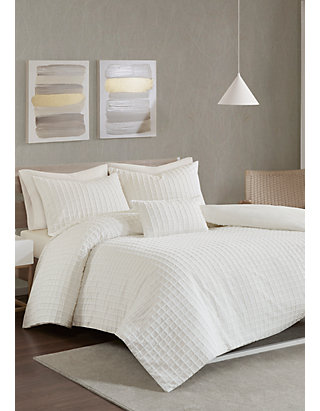 Urban Habitat Sadie Cotton Chenille Jacquard Duvet Cover Set Belk