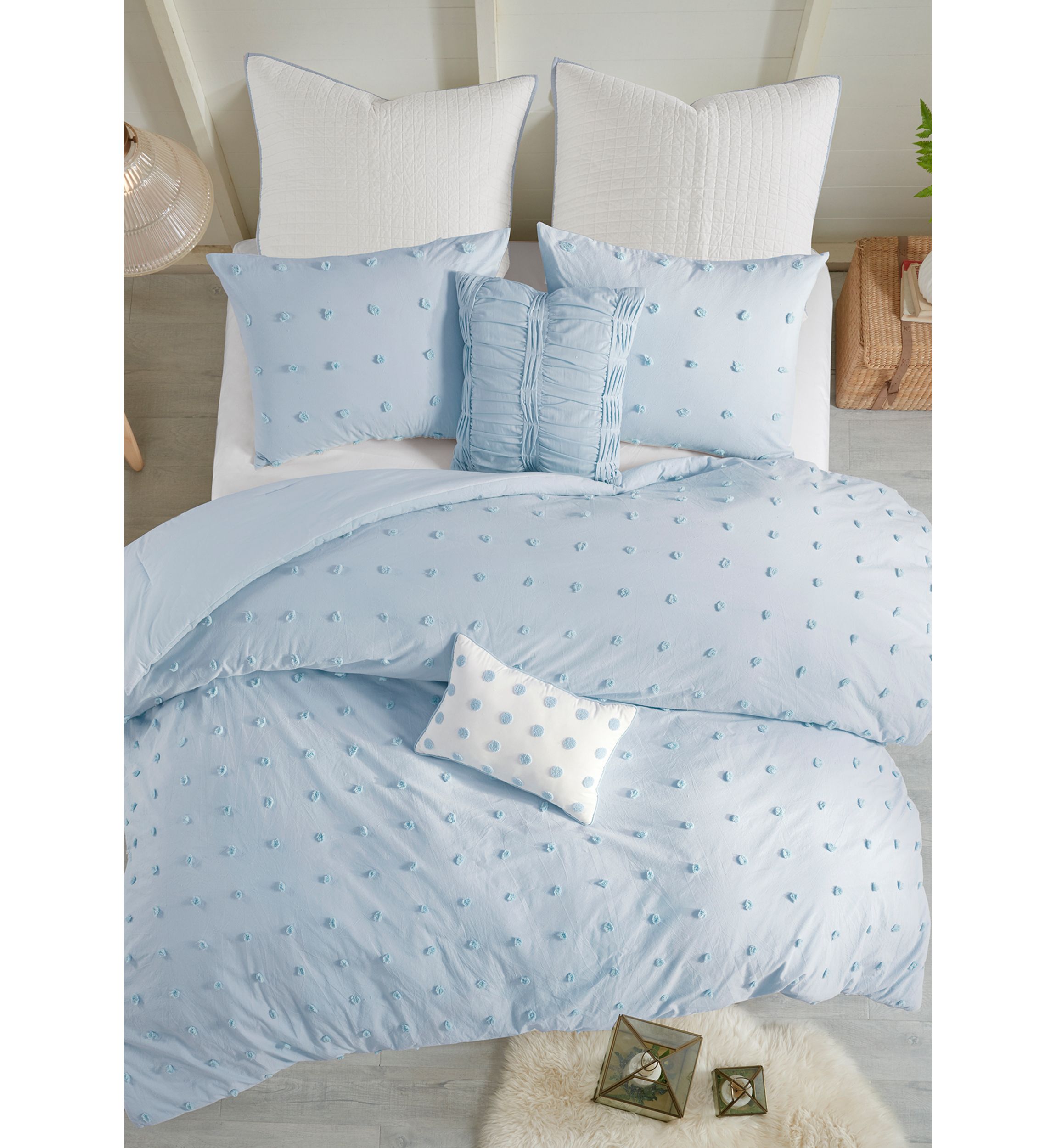100% Cotton Brooklyn Ultra Soft Jacquard Comforter Set