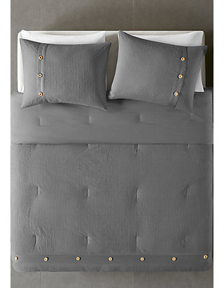 Madison Park Finley 3 Piece Cotton Waffle Weave Comforter Set Belk