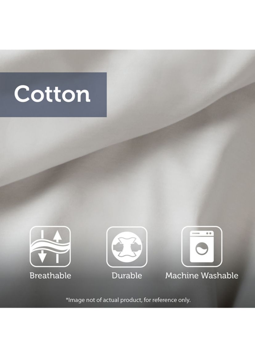 Viola 3-Piece Tufted Cotton Chenille Damask Comforter Set