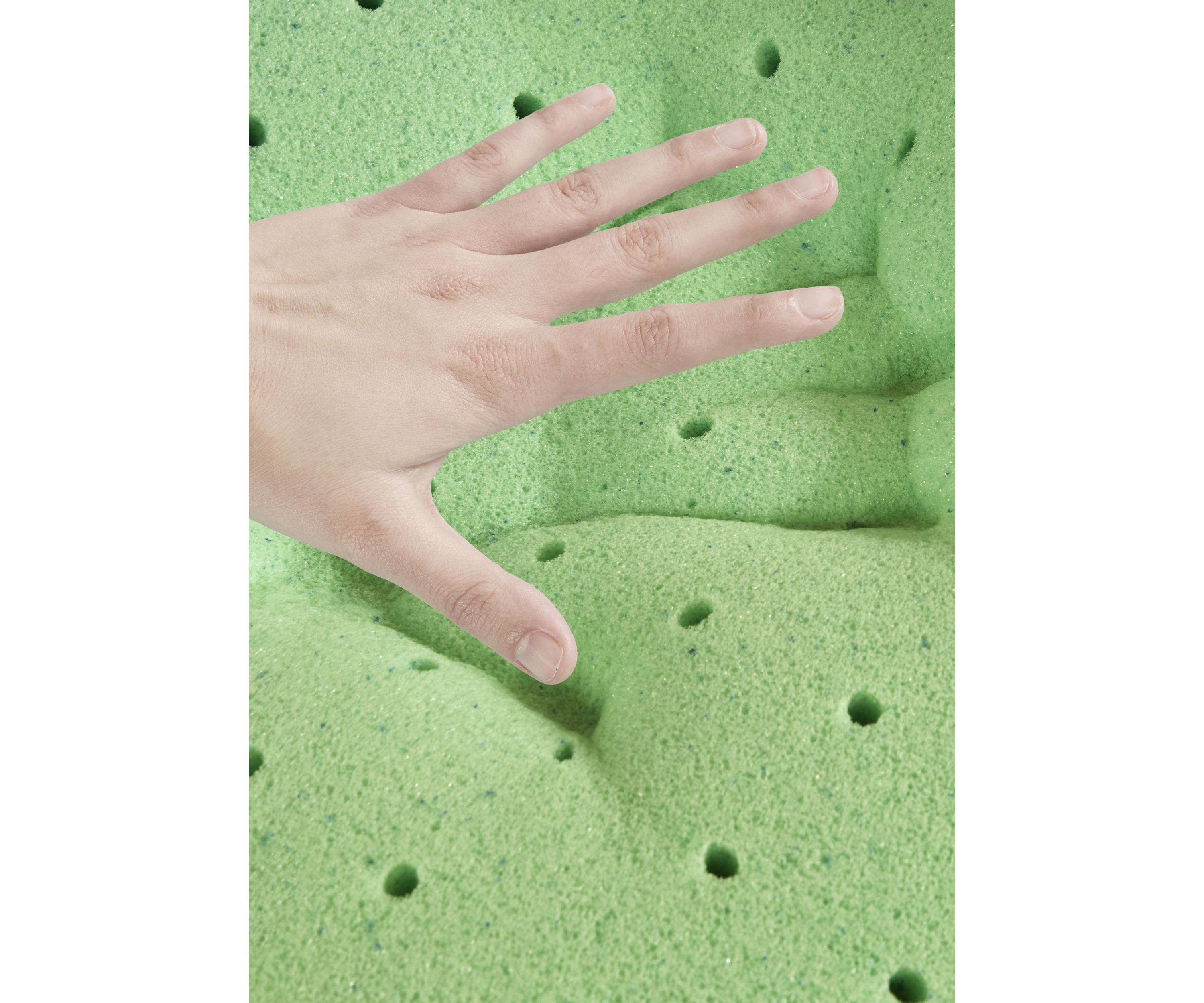 Hypoallergenic 3 in Cooling Gel Memory Foam Mattress Topper with Removable Cooling Cover