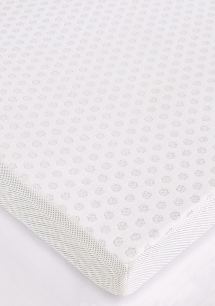 Hypoallergenic 3 in Cooling Gel Memory Foam Mattress Topper with Removable Cooling Cover