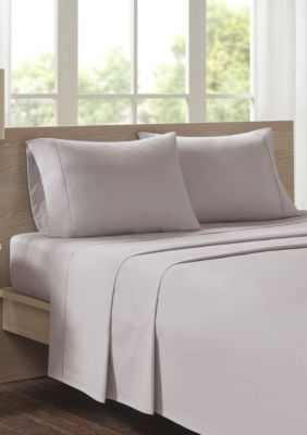 Madison Park 200 Thread Count Relaxed Cotton Percale Sheet Set, Twin -  0086569979667