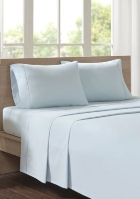 Madison Park 200 Thread Count Relaxed Cotton Percale Sheet Set, Queen -  0086569979438