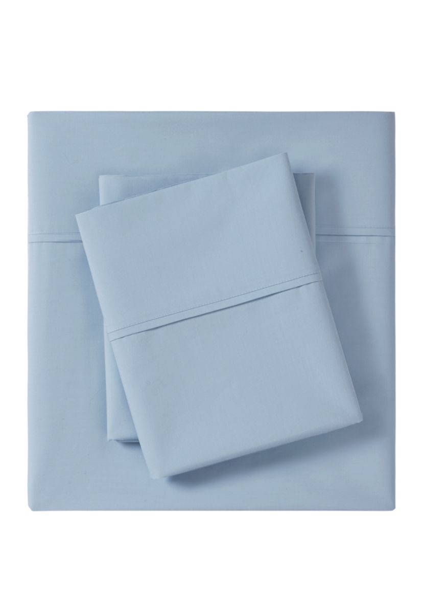 200 Thread Count Relaxed Cotton Percale Sheet Set