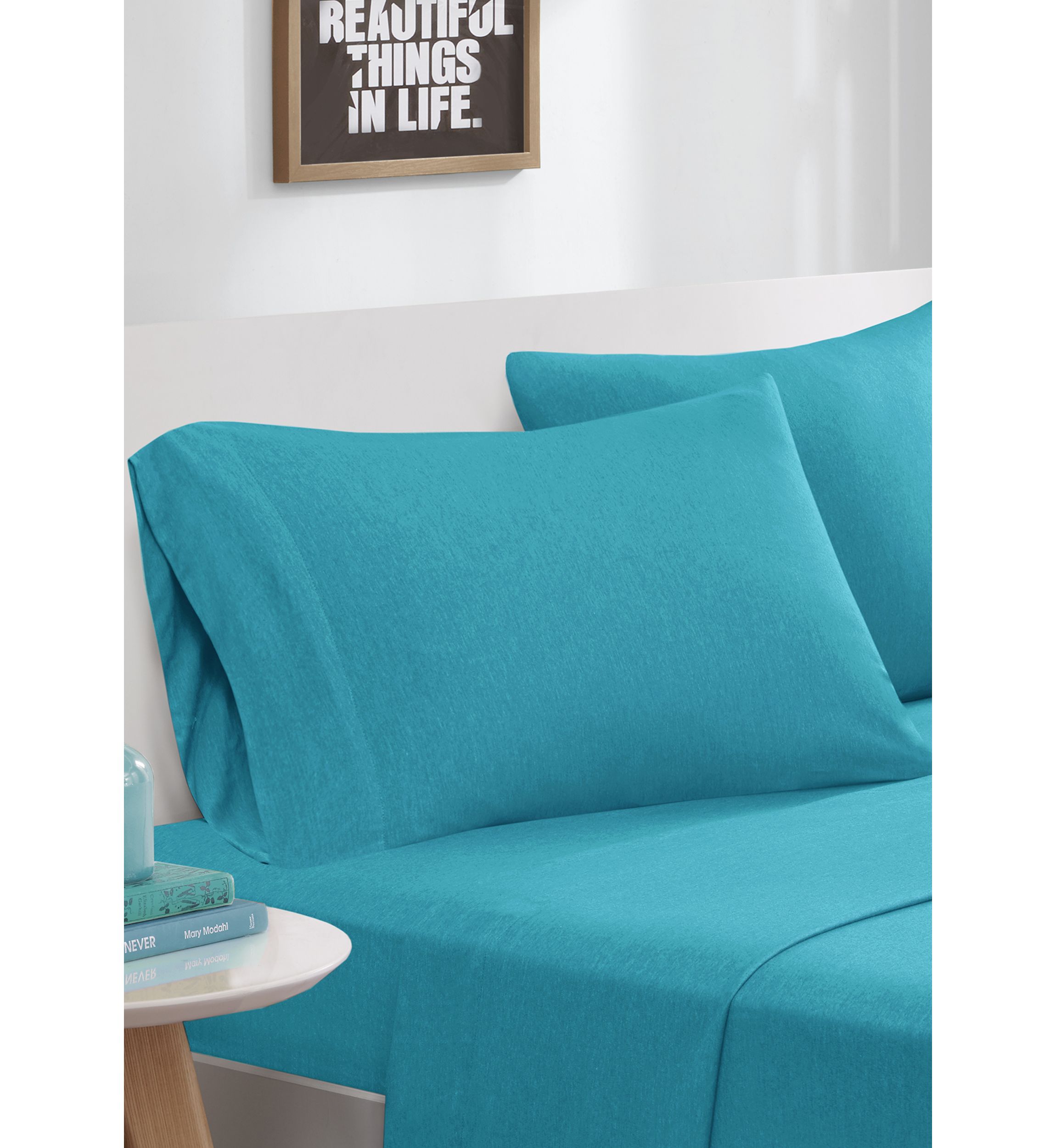 Cotton Blend Jersey Knit Sheet Set