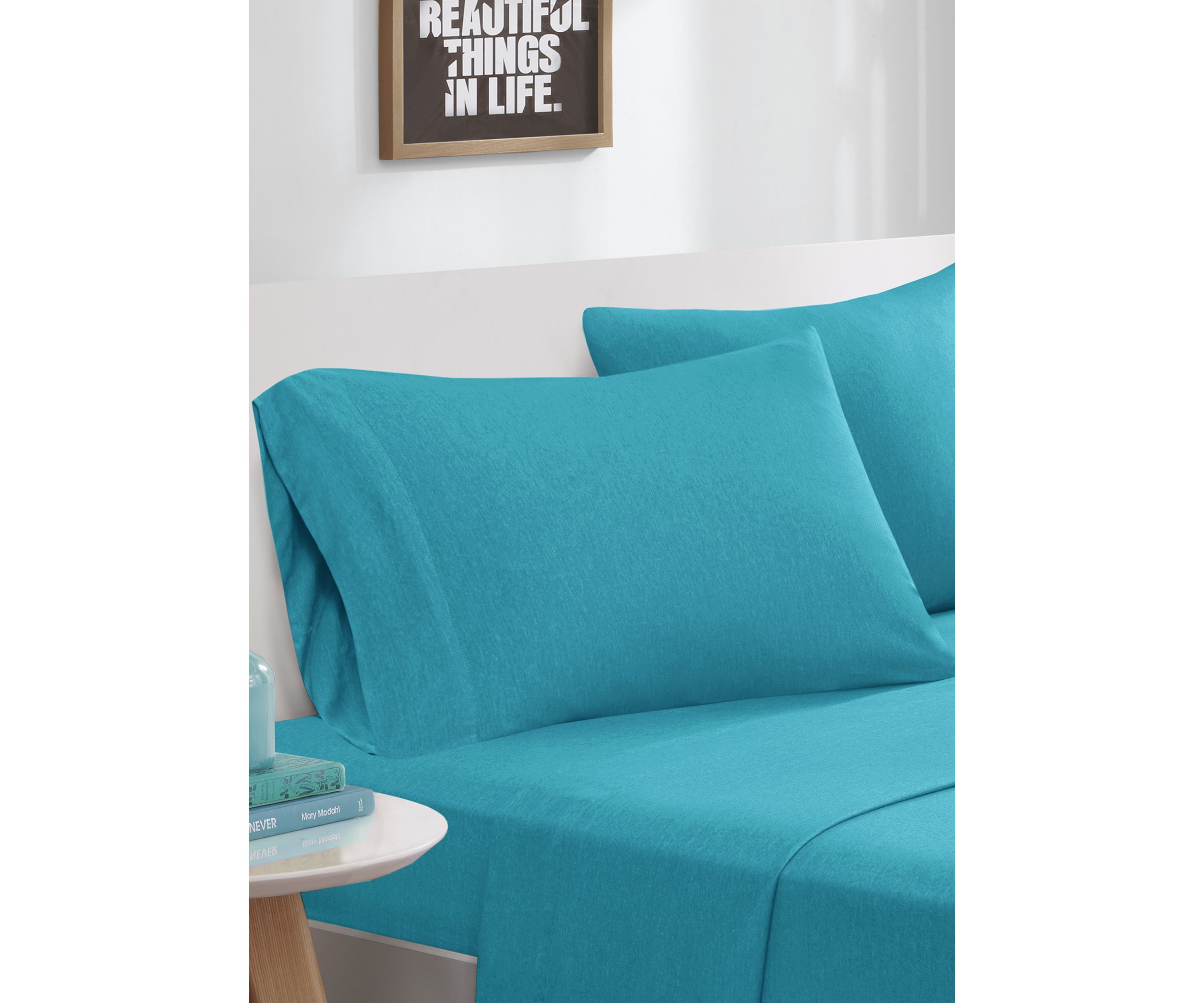 Cotton Blend Jersey Knit Sheet Set