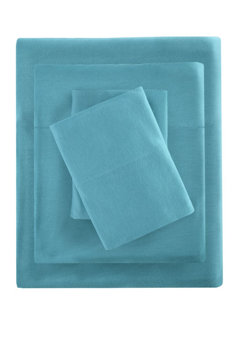 Cotton Blend Jersey Knit Sheet Set