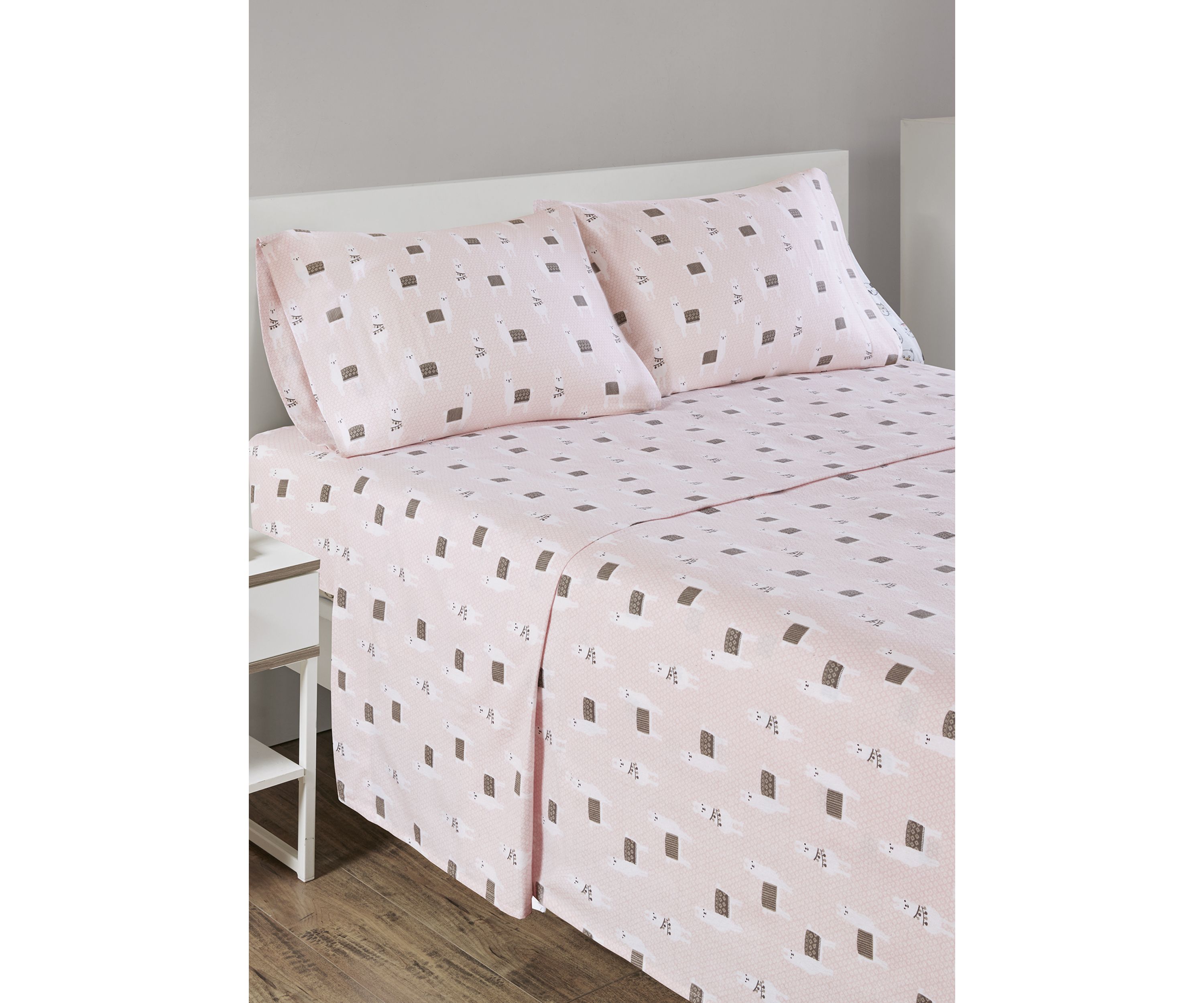  Cozy Soft Cotton Novelty Print Flannel Sheet Set 