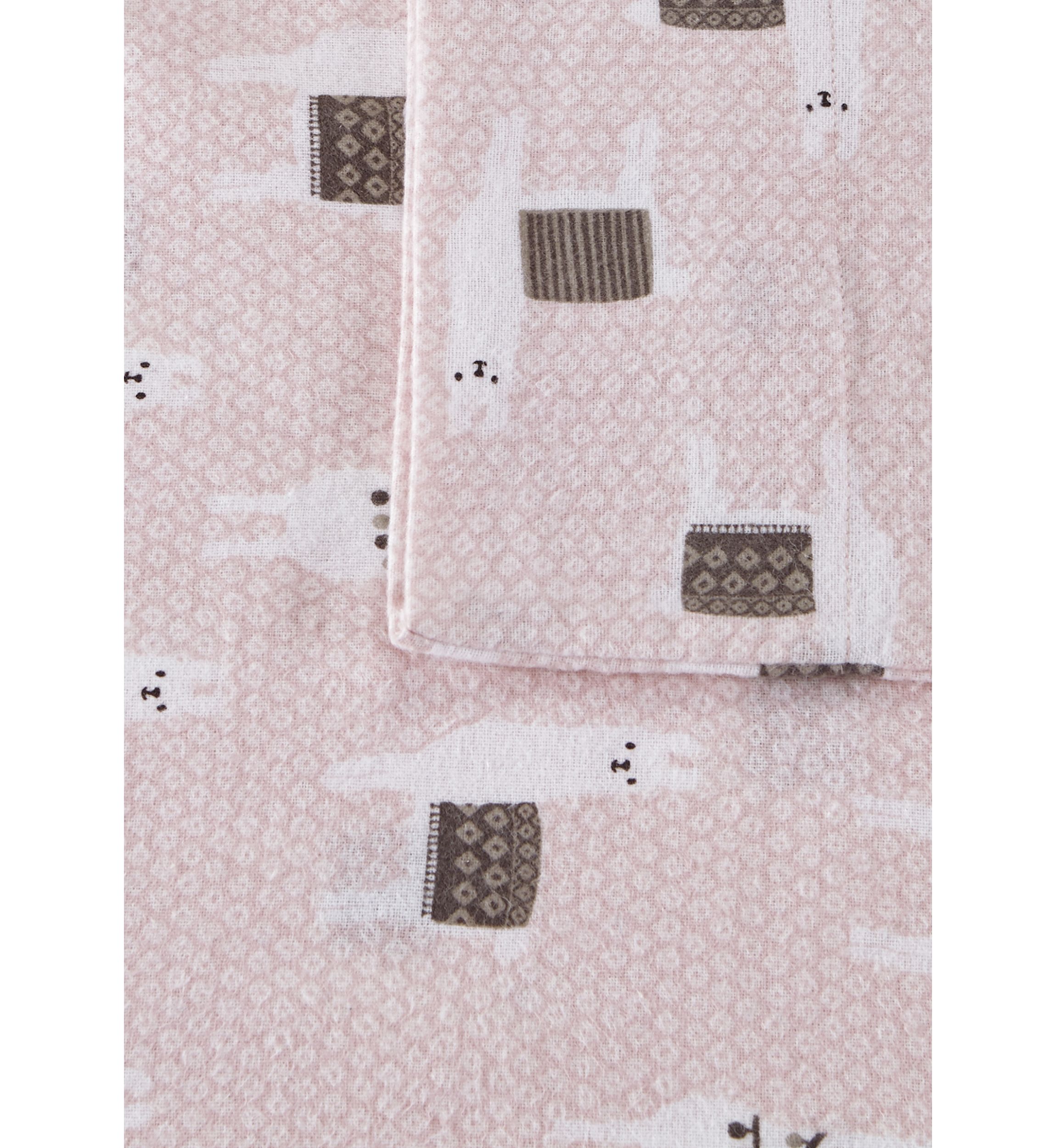 Cozy Soft Cotton Novelty Print Flannel Sheet Set 