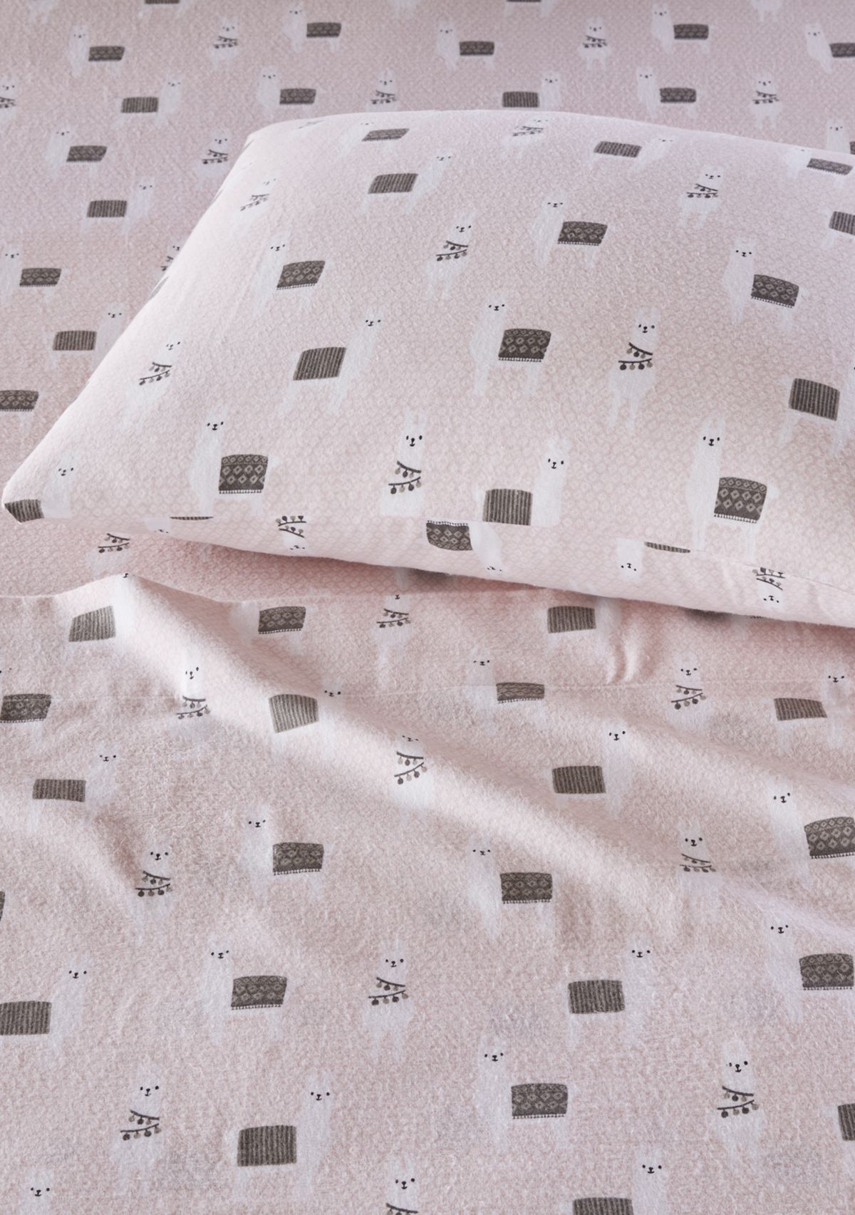  Cozy Soft Cotton Novelty Print Flannel Sheet Set 