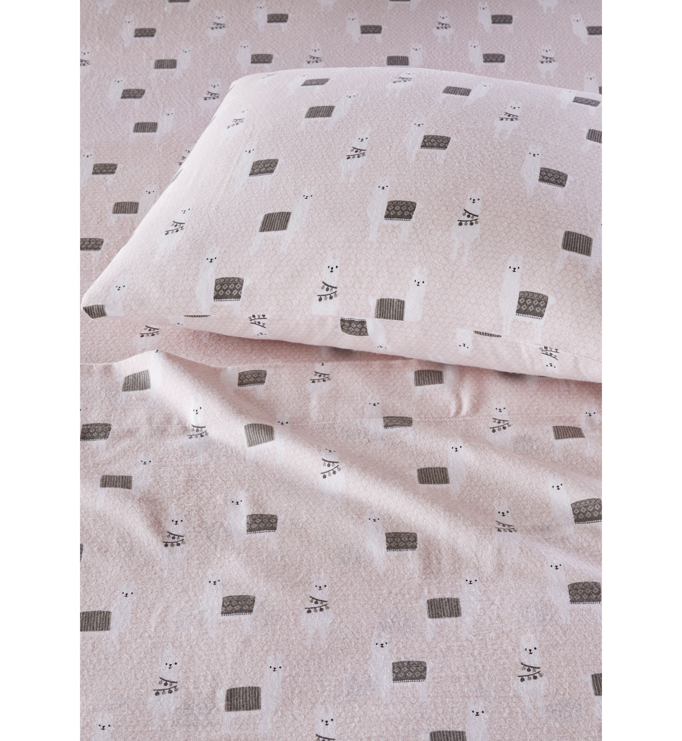  Cozy Soft Cotton Novelty Print Flannel Sheet Set 