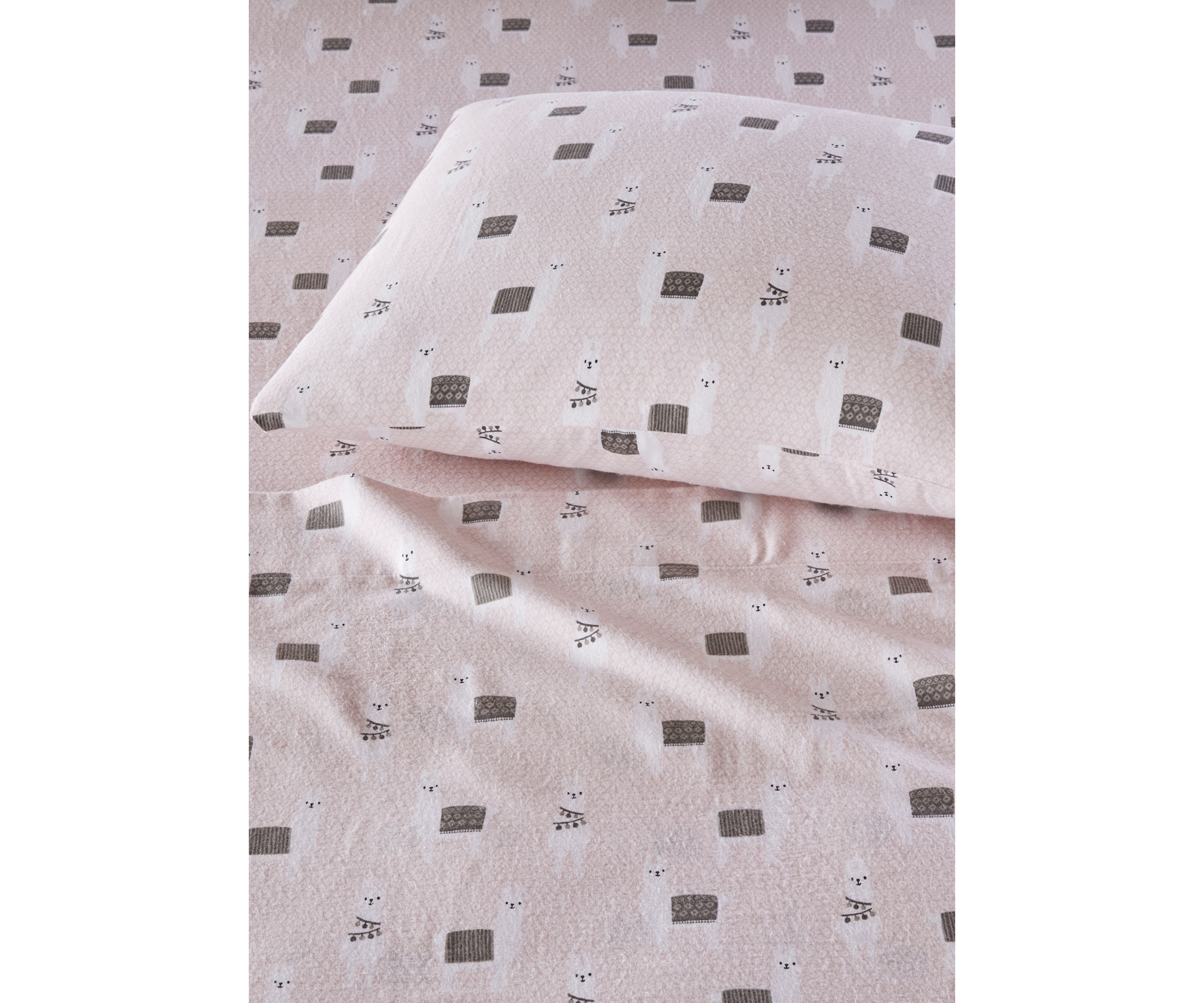 Cozy Soft Cotton Novelty Print Flannel Sheet Set 
