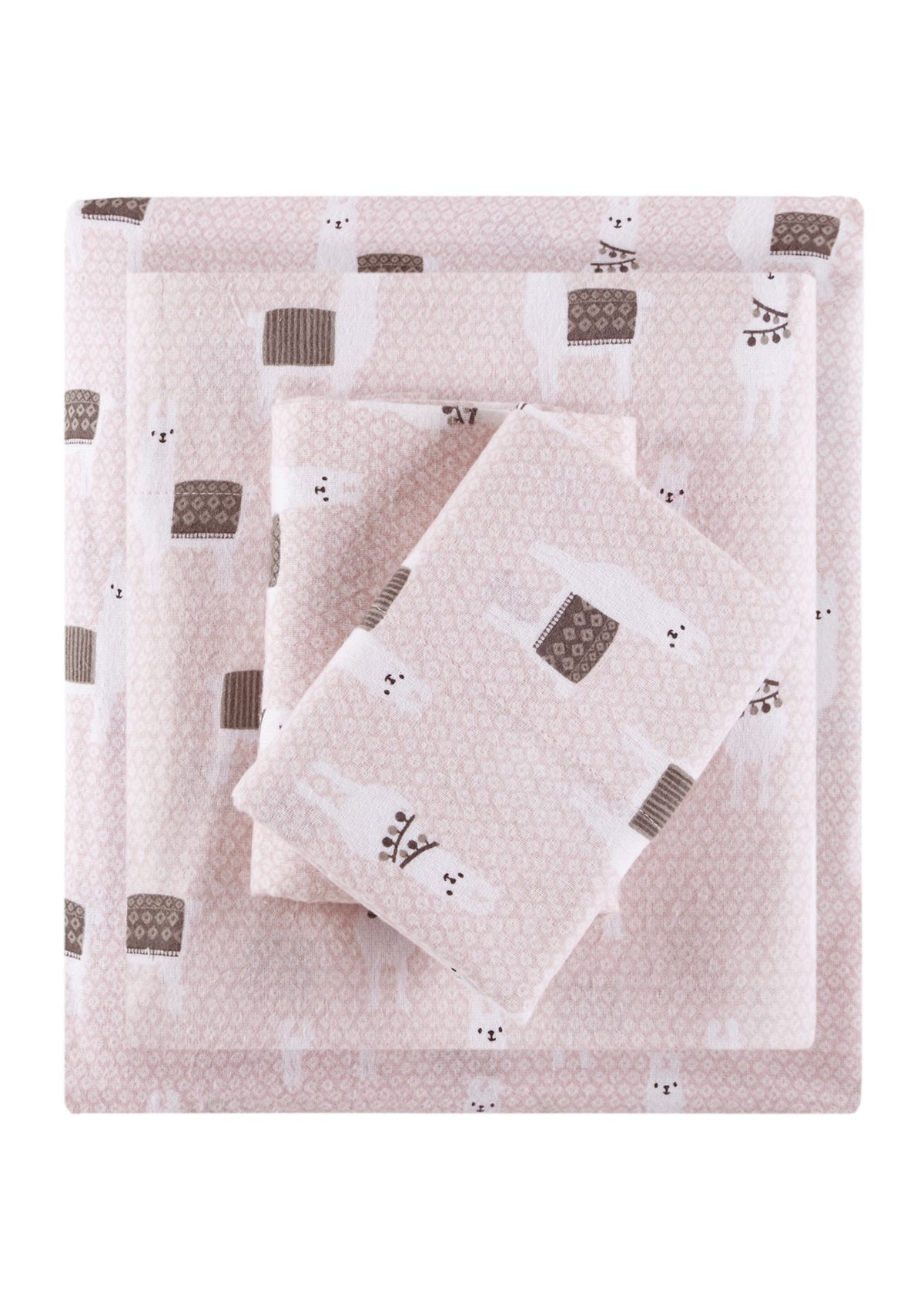  Cozy Soft Cotton Novelty Print Flannel Sheet Set 