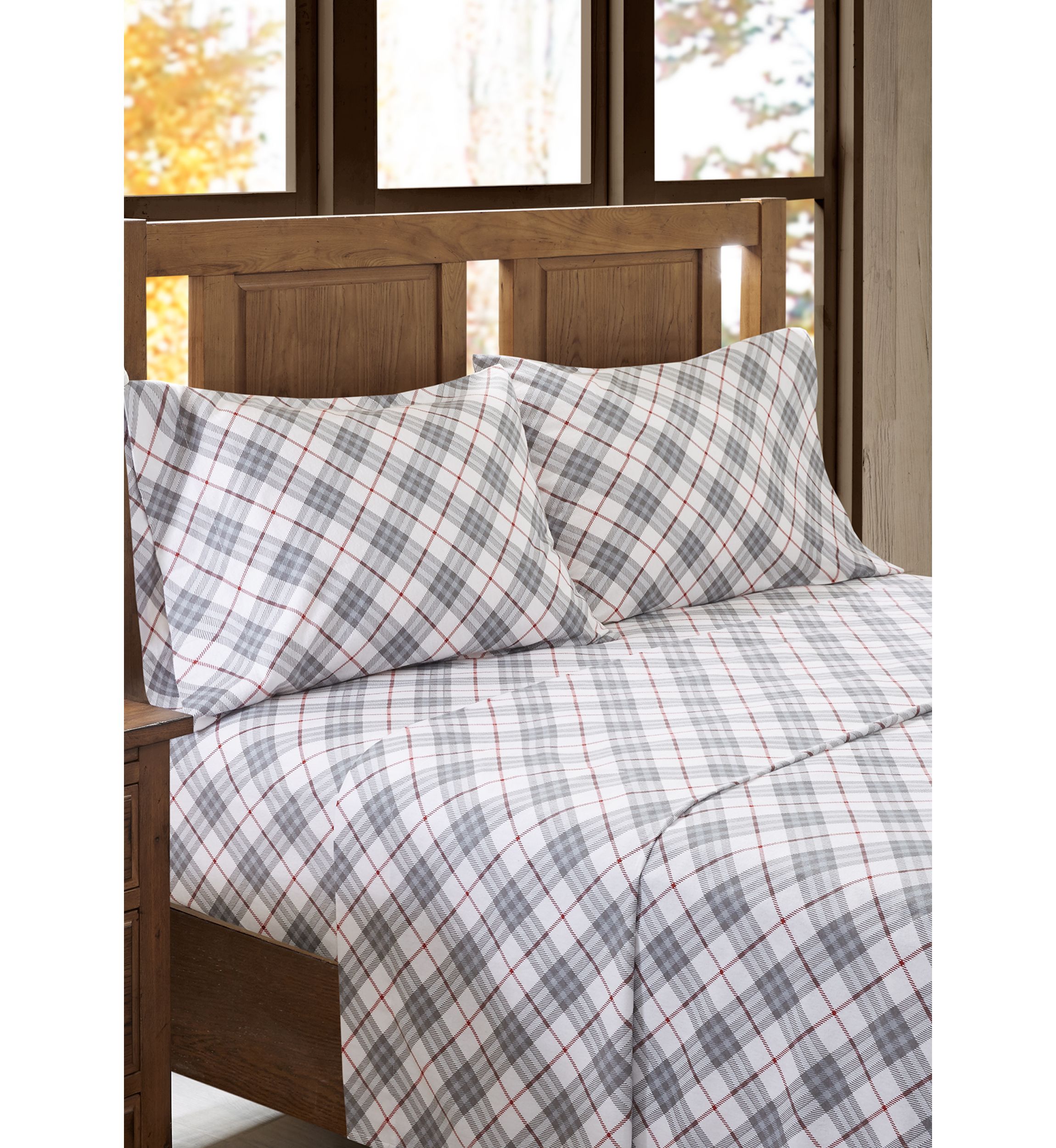 100% Cozy Cotton Flannel Ultra Soft Sheet Set