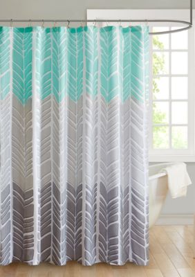 Intelligent Design Adel Microfiber Printed Shower Curtain Belk