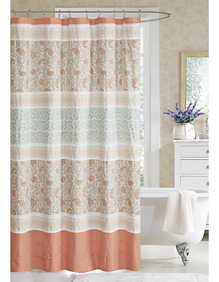 Madison Park Dawn Cotton Shower Curtain, All Cotton Shower Curtains