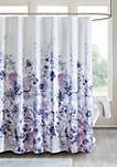 Enza Floral Cotton Printed Shower Curtain